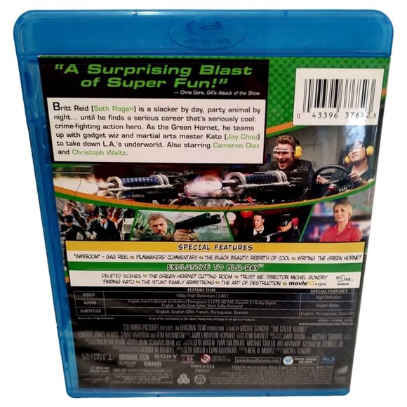 The Green Hornet Blu-Ray Dvd Seth Rogen Cameron Diaz Movie Comedy - Picture 4 of 7